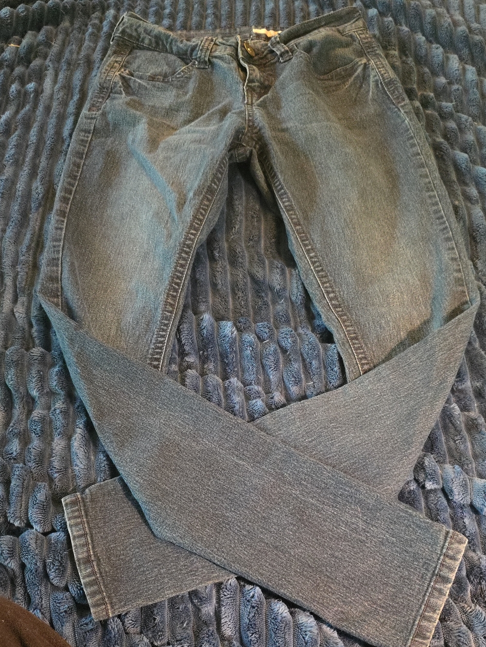 DKNY Straight-Leg Jeans in Dark Blue Wash